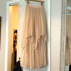 Free people high waisted dress up maxi